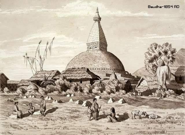 Boudhanath Stupa, 1845 AD