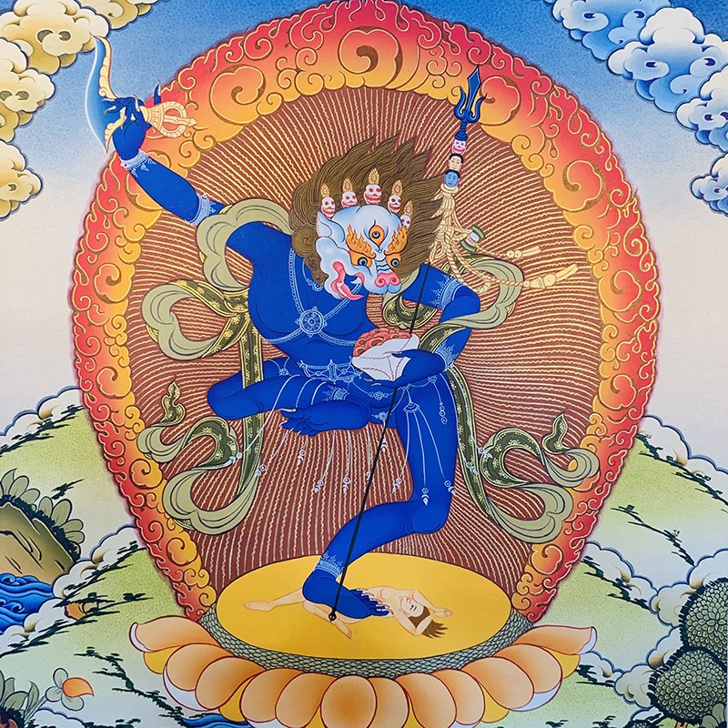 Simhamukha སེང་གེ་གདོང་མ་